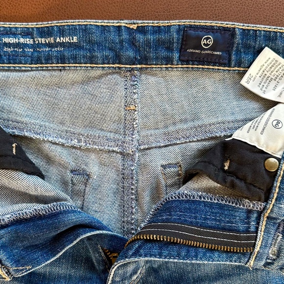 AG High Rise Stevie Ankle Jeans - Picture 3 of 3